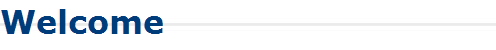 Welcome